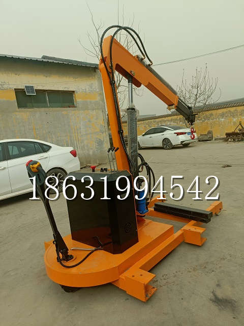 常宁市自卸车厢随车吊 自制轮式四不像起重机 四驱平板吊 5吨 贵盛